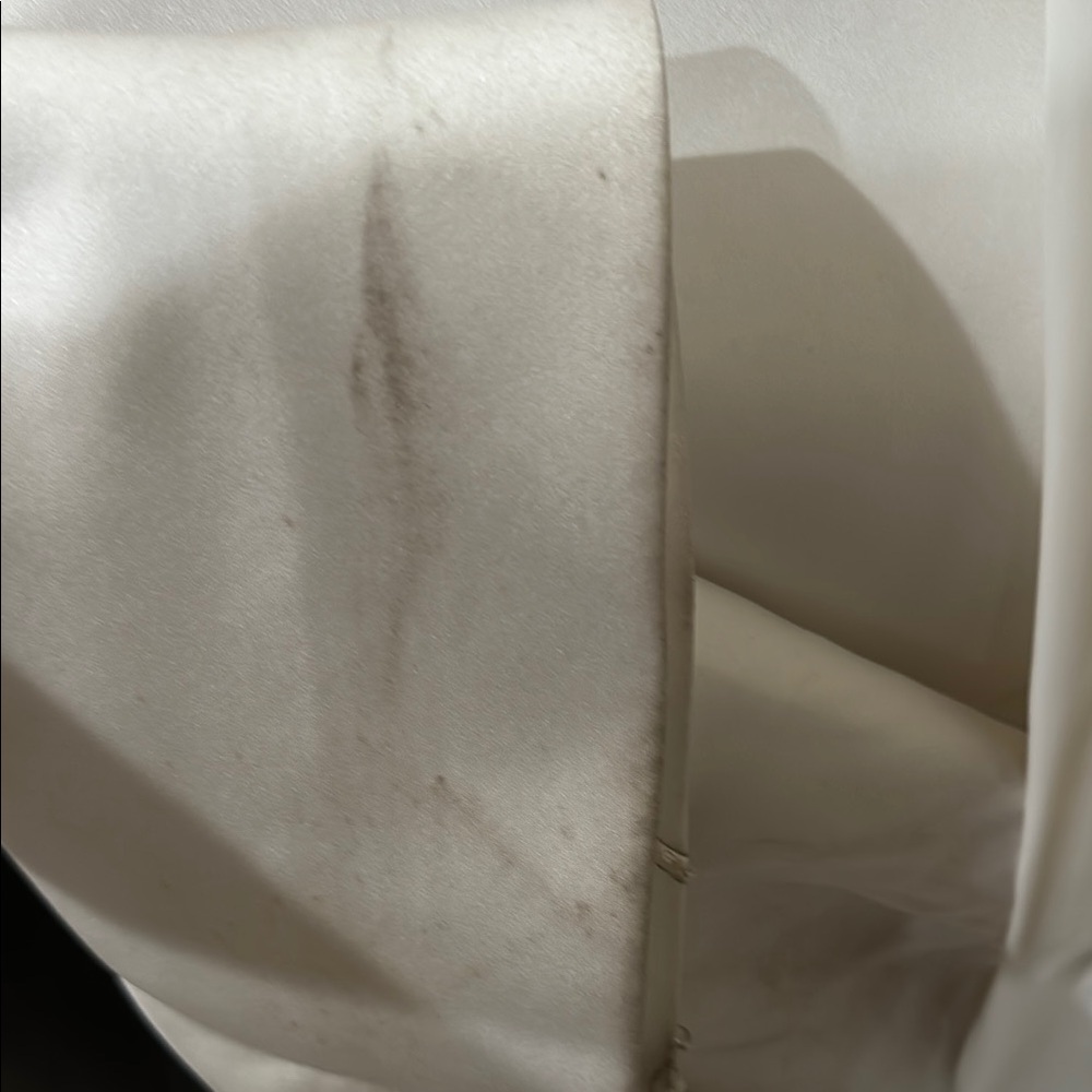 Elegant Strapless White Wedding Gown- worn once - Picture 10 of 10